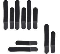 DraCra 10 Pack Tactical Fastening Nylon Strap Fastening Binding Strap Molle Webbing Panel Straps Reusable Self-Adhesive Hook and Loop Securing Straps for Tactical Molle Admin Pouch Camping Hiking