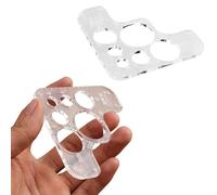 DraCra 2 Pack Acrylic Circle Template Leather Corner Punch Set Round Corner Stitching Ruler Leather Tool Round Cutter Corner Cutting Radius Gauge Drawing Templates for Leatherwork Craft TX-070