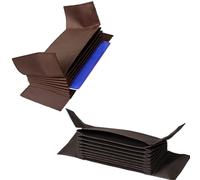 DraCra 2 Pack Credit Card Holder Inserts Replacement Zipper Wallet Sewing Slots Fabric Page Insert for Women RFID Blocking Credit Card Wallets Leather Business Card Holder Small Keychain Wallet DIY