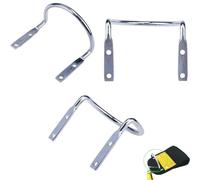 DraCra 3 Pack Hammer Holder Loop Replacement U Steel Wire Wall Mount Hook for Work Belts Plier Axes Hatchet Mallet Holster Hangers Clip Heavy Duty Utility Pouch Garden Tools Repair Parts