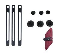 DraCra 3 Set Travel Umbrella Strap Ties Replacement Quick Release Elastic Bungee Securing Straps with Buckle for Windproof Travel Compact Umbrella Auto Open Umbrellas Classic Wooden J Stick Handle