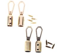 DraCra 4 Pack Braided Purse Straps Snap Hook Swivel Clasp Replacement Round Leather Braided Handbag Handle Swivel Clasp Clips for Women's Straw Woven Shoulder Bag Tote Handmade Crochet Purses Strap