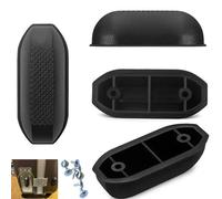 DraCra 4 Pack Hardside Carry-on Luggage Side Feet Replacement Studs Stand Foot Side Bumpers for Hard Shell Suitcase Travel Luggage Set with Spinner Wheels Hardshell Expandable Spinner Luggages