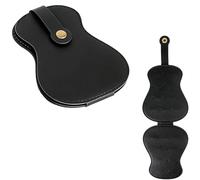 DraCra Guitar Picks Holder Bag with 18 Slots Compact Portable Guitar Pick Storage Pouch Anti-Lost PU Leather Organizer Case for Picks Sampler Guitar Picks Plectrums Sample Variety Mix Pack