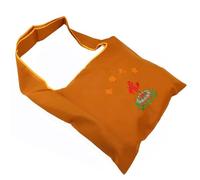 DraCra Hobo Bags Lotus Embroidery Thai Monk Buddha Sling Crossbody Messenger Bag Hippie Purse Slouchy Tote Handbag Buddhist Bag for Kung Fu Shaolin Temple Robe Costume Zen Meditation Gypsy Bohemian
