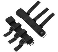 DraCra Tactical Knife Sheath Holder MOLLE Attachment Flashlight Holster Organizer Carry Case for Coast Rechargeable Dual Power LED Flashlight Military Backpack Fixed Blade Knife Camping Axe Hatchet