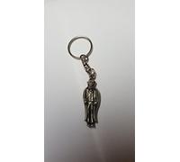 Dracula DK17 made of fine English Pewter on a split ring keyring posted from sheffield