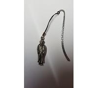 Dracula DK17 Pattern bookmark with cord 3D English pewter charm