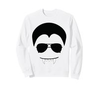 Dracula Face Funny Halloween Costume For Women Girls Boys Sweatshirt