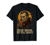 Dracula Halloween Trick Or Treat Spooky Vampire Dead Inside T-Shirt