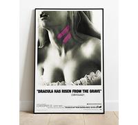 Dracula Has Risen From The Grave Horror Movie Film Promo : A Huge 36"x24" Poster Print Similar (Slightly Larger) to A1 Size : Vintage Retro Reproduction