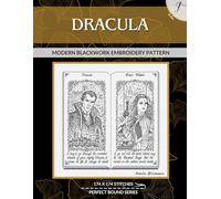 Dracula: Modern Blackwork Embroidery Pattern (Perfect Bound)