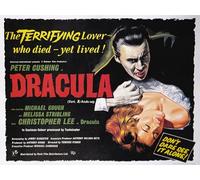 Dracula (Peter Cushing/Christopher Lee, 1958) - Mini Film Poster/Book Clipping
