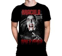 Dracula Prince of Darkness Movie Poster Mens T-Shirt Black Cotton Graphic Tee Shirt (as8, Alpha, l, Regular, Regular, L)