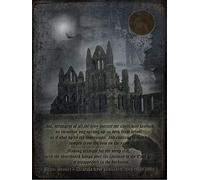Dracula Shipwrecked At Whitby Original 1897 Penny Metal Sign Gothic Horror