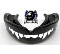 Dracula - Vampire Black Sensei J Signature Gum Shield 'Fangs-Teeth - (Black) Senior, Rugby, Wrestling Mouth Guard
