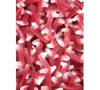 Dracula Vampire Teeth Strawberry Flavour Jelly Sweets Retro Classic Treats - For Parties, Sharing, Halloween - Vegan - Gelatine Free - Fruity Taste - bulk 1 Kilo bag