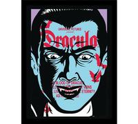 Dracula Vintage Framed Poster Dracula Multicolor