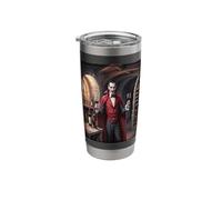 Dracula Wine Tasting in his Transylvanian Castle Cellar Stainless Steel Insulated Tumbler