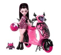 Mattel Monster High Draculaura And Her Scooter Doll Pink Kids