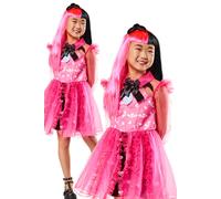 Draculaura Deluxe Child Costume Kids Halloween Monster High Fancy Dress