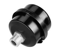 Drado Air Compressor Muffler 3/8" 16mm Thread Metal Air Compressor Silencer Filters for Intake Filter Silencer Black