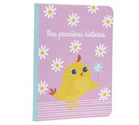 Draeger - My First Stories Children's Notebook - Writing and Drawing Book - Illustrated Cover - Small Large Squared Notebook (Séyès) - FSC® Certified Paper