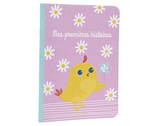 Draeger - My First Stories Children's Notebook - Writing and Drawing Book - Illustrated Cover - Small Large Squared Notebook (Séyès) - FSC® Certified Paper