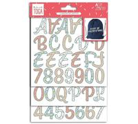 DRAEGER PARIS 1886 52 Letters and 20 Numbers Iron-On Flex Oh La, Fabric, Pink, Non Applicable