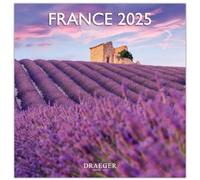 DRAEGER PARIS 1886 - Large Wall Calendar 29 x 29 cm 2025-7 languages - September 2024 to December 2025-12 photographs available in several themes - France - Note appointments, birthdays