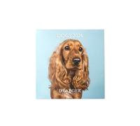DRAEGER PARIS 1886 - Large Wall Calendar 28 x 29 cm 2026 - Dogs Theme - 12 Months - FSC Paper - Detachable Illustrations