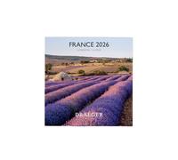 DRAEGER PARIS 1886 - Large Wall Calendar 28 x 29 cm 2026 - France Theme - 12 Months - FSC Paper - Detachable Illustrations