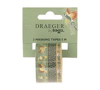 DRAEGER Paris 1886 Masking Tape, Multi-Colour, One Size, Set of 4 Pieces