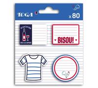 DRAEGER Paris 1886 Post-it Notes Frenchy, Blue, White, Red, One Size