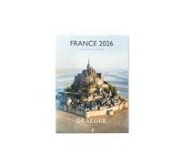 DRAEGER PARIS 1886 - Small Wall Calendar 13 x 18 cm 2026 - France Theme - 12 months - FSC Paper - Detachable Illustrations