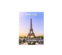 DRAEGER PARIS 1886 - Small Wall Calendar 13 x 18 cm 2026 - Paris Theme - 12 months - FSC paper - Detachable illustrations