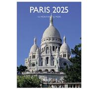 DRAEGER PARIS 1886 | Small Wall Calendar 14x18cm 2025 | September 2024 to December 2025 | 12 Thematic Photos | 7 Languages | Elegant Design | High Quality Paper | Organization & Decoration