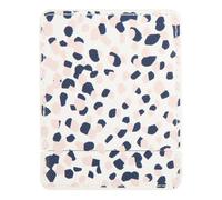 DRAEGER PARIS 1886 - Square Pocket Mirror with Pink Blue Speckled Case - Portable Makeup Accessory 9x7cm - Personalized Gift Friend Birthday Party - Ideal Home Travel - Feminine Elegance