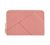 DRAEGER PARIS 1886 Tie Rack - Women's Wallet - White and Red Stripes