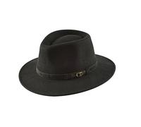 DRAEGER PARIS 1886 Tie Rack Wool Felt Hat Black, 13x2cm, Stainless Steel, No Gemstone