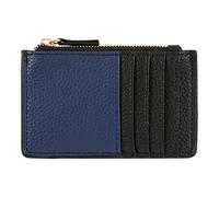 DRAEGER PARIS 1886 Tie Rack Zip Card Holder Navy Blue and Black