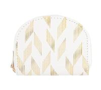 DRAEGER PARIS 1886 Unisex-Adult Purse-Gold Features-White, M
