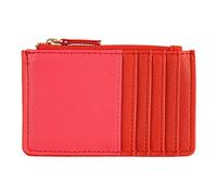 DRAEGER PARIS 1886 Unisex-Adult's Zipped Card Holder-Red and Pink, Crimson, M