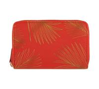 DRAEGER PARIS 1886 Women Wallet-Gold Leaves-Red, M