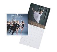 DRAEGER PARIS 2023 Dance Wall Calendar Hanging 29 x 29 cm | 16 Months Sept-22 to Dec 23 | 7 Languages | Home, Kitchen, Office Monthly Calendar | 12 Ballet Photos | FSC® Certified Paper
