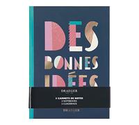 Draeger Paris A5 Ruled Notebook - Bonne Ideas (Pack of 3)