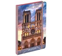 DRAEGER PARIS | A6 Special Paris Pocket Diary January-Dec 2024 | 12 Photos | 11.5 x 16 cm | Hardcover Bookmark | 7 Languages | 1 Week on 2 Pages | FSC® Certified Paper
