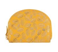 Draeger Paris - Gold Leaf Purse - Mustard Yellow - Polyurethane, Gold