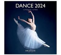 DRAEGER PARIS | Large Wall Calendar 2024 Dance 29 x 29 cm | 16 Months Sep-23 to Dec 24 | 7 Languages | Office Calendar, Home, Monthly | Decoration, Organization | FSC® Certified Paper
