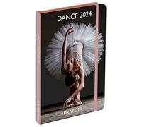 DRAEGER PARIS | Pocket A6 Diary for Dance January - Dec 2024 | 12 Photos | 11.5 x 16 cm | Hard Cover Page Marker | 7 Languages | 1 Week on 2 Pages | FSC® Certified Paper